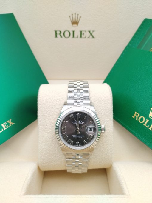28mm ROLEX LADY-DATEJUST 279174-0013 GREY ROMA JUBILEE