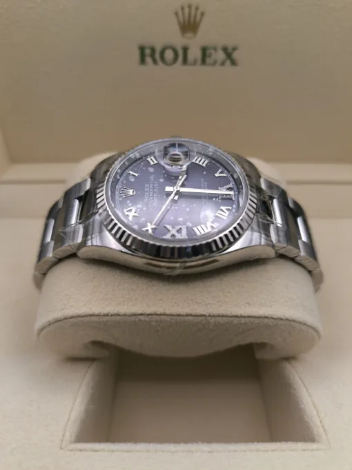 36mm ROLEX Datejsut 126234-0022 Aubergine set with diamond - Image 4