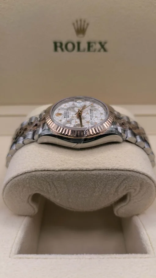 31mm ROLEX DATEJUST 278271-0032 SILVER FLORAL - Image 5
