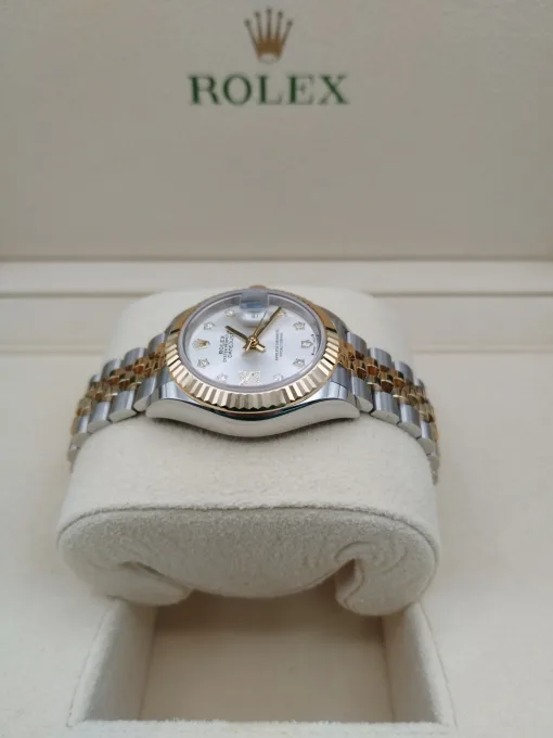 28mm 勞力士 ROLEX LADY-DATEJUST 279173-0003 銀色星鑽珠帶：圖片 5
