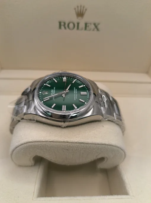 36mm 勞力士 ROLEX OYSTER PERPETUAL 126000-0005 綠色：圖片 6