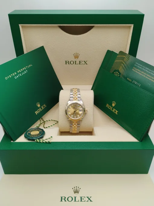 28mm ROLEX LADY DATEJUST 279173-0011 Champagne - Image 3