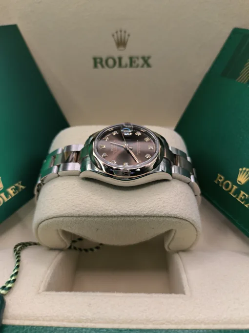 31mm ROLEX DATEJUST 278241-0027 Chocolate, Diamond Oyster - Image 5
