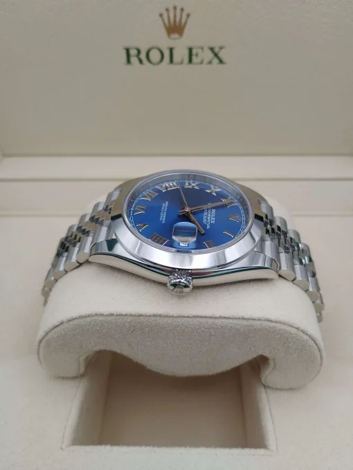 ROLEX 41mm 126300-0018 Datejust azzurro-blue Jubilee - Image 4