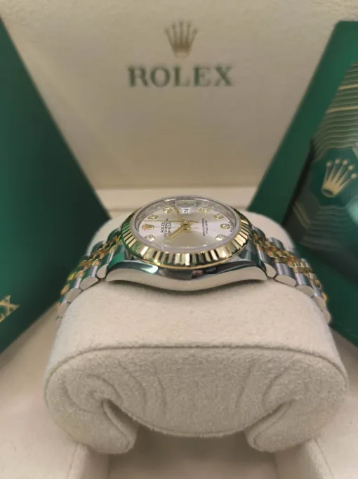 28mm ROLEX LADY-DATEJUST 279173-0007 Silver Jubilee - Image 4