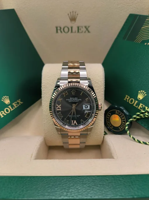 36mm 勞力士 ROLEX DATEJUST 126231-0024 鑲鑽石板灰色：圖片 2