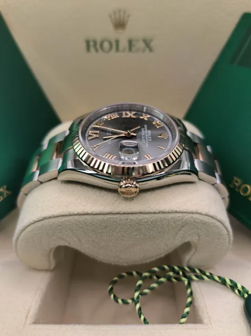36mm 勞力士 ROLEX DATEJUST 126231-0024 鑲鑽石板灰色：圖片 5