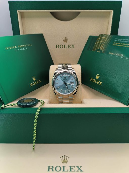 40mm ROLEX DAY-DATE 228236-0018 ICE-BLUE - Image 3