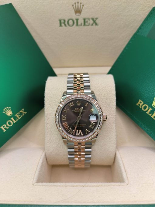 31mm ROLEX DATEJUST 278381RBR-0006 Chocolate, Diamond - Image 2