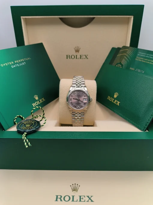 31mm 勞力士 ROLEX DATEJUST 278274-0024 羅馬字粉紅色珠帶：圖片 3