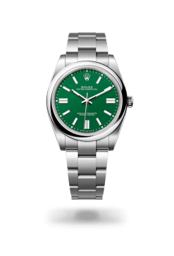 41mm ROLEX OYSTER PERPETUAL 124300-0005 Green