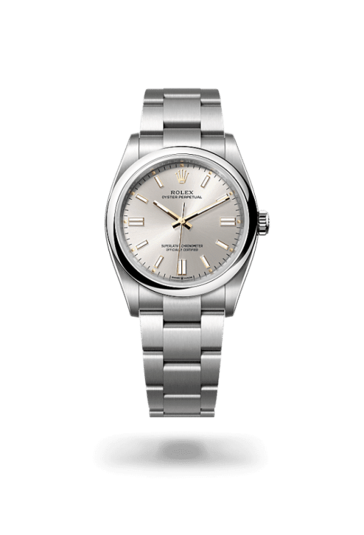 36mm 勞力士 ROLEX OYSTER PERPETUAL 126000-0001 銀色