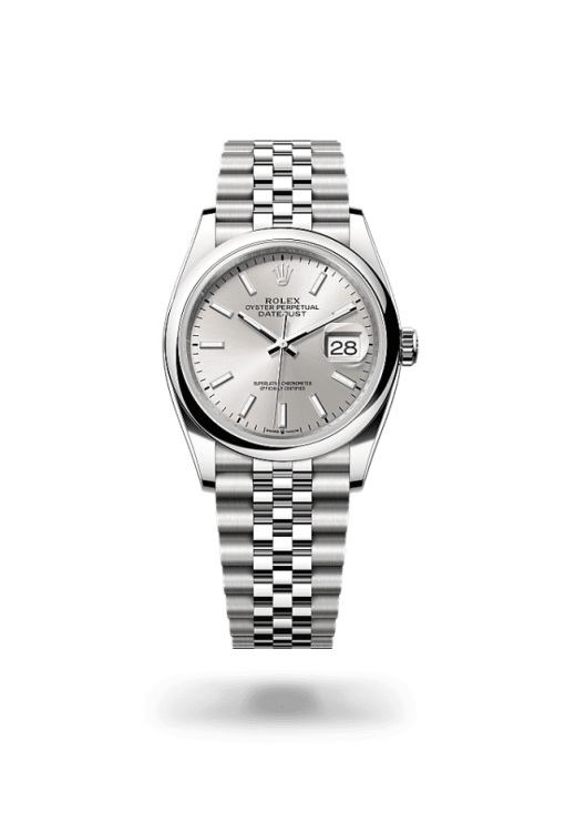 36mm ROLEX DATEJUST 126200-0001 SilverJubilee