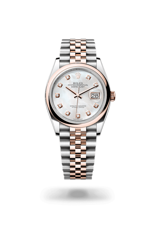 36mm ROLEX DATEJUST 126201-0021 Mother of Pearl Jubilee