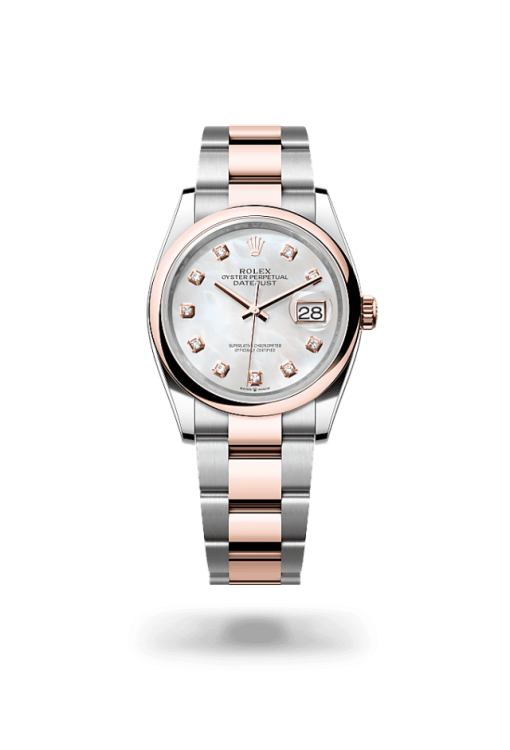 36mm ROLEX DATEJUST 126201-0022 Mother of Pearl