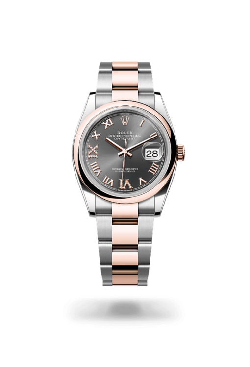 36mm ROLEX DATEJUST 126201-0024 Roman Grey