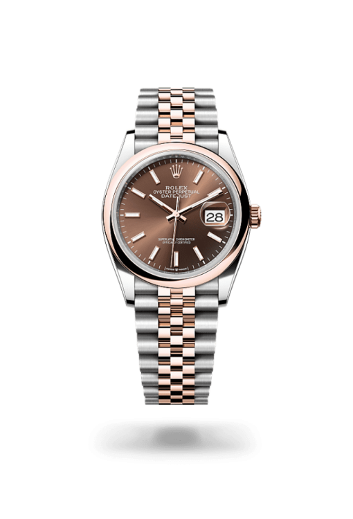 36mm ROLEX DATEJUST 126201-0043 Chocolate Jubilee