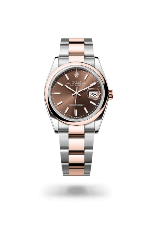 36mm ROLEX DATEJUST 126201-0044 Chocolate