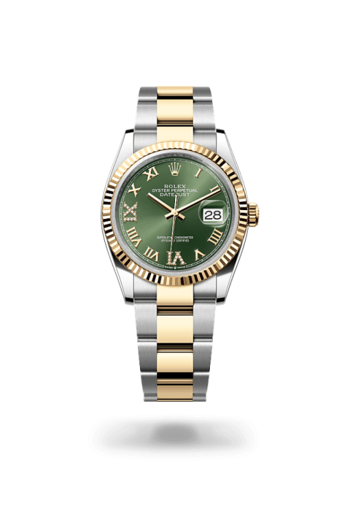 36mm 勞力士 ROLEX DATEJUST 126233-0026 羅馬字橄欖綠色