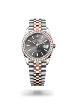 36mm ROLEX DATEJUST 126281rbr-0001 Slate Grey Jubilee