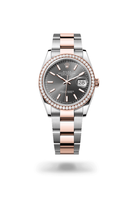 36mm ROLEX DATEJUST 126281rbr-0002 Slate Grey