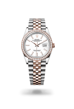 36mm ROLEX DATEJUST 126281rbr-0005 White Jubilee