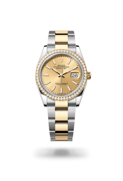 36mm ROLEX DATEJUST 126283rbr-0002 Champagne