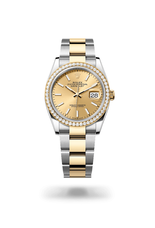 36mm ROLEX DATEJUST 126283rbr-0002 Champagne