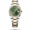 36mm ROLEX DATEJUST 126283rbr-0012 Roman Olive Green