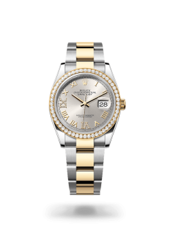 36mm ROLEX DATEJUST 126283rbr-0018 Silver Roman