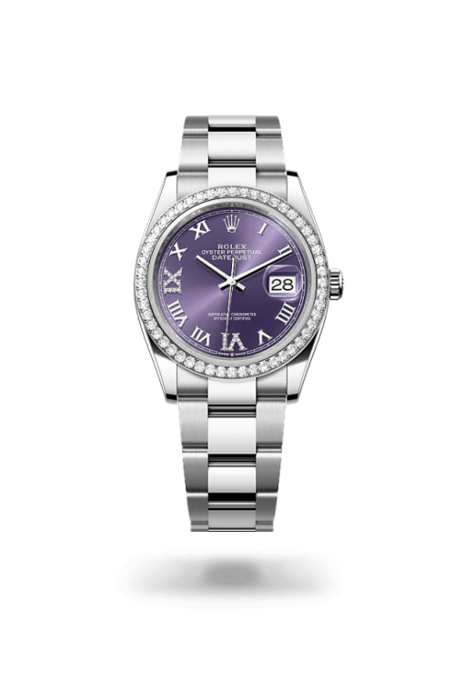 36mm ROLEX DATEJUST 126284rbr-0014 Roman Purple
