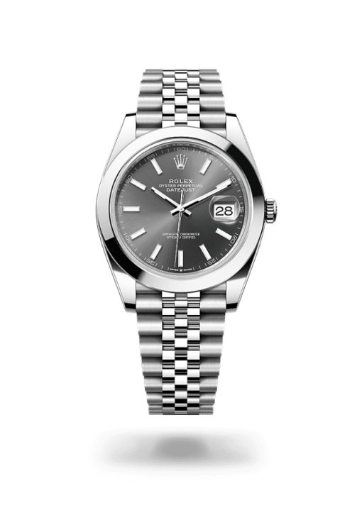 41mm ROLEX DATEJUST 126300-0008 Slate Grey Jubilee