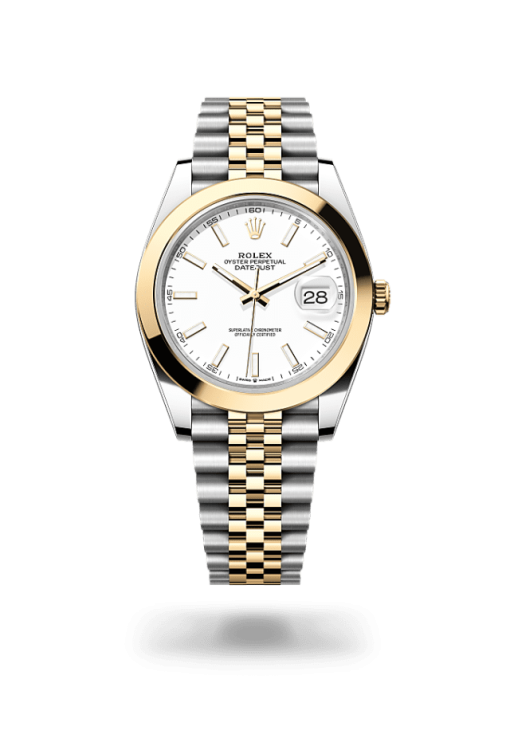 41mm ROLEX DATEJUST 126303-0016 White Jubilee