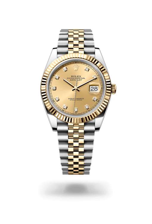 41mm ROLEX DATEJUST 126333-0012 Champagne Jubilee