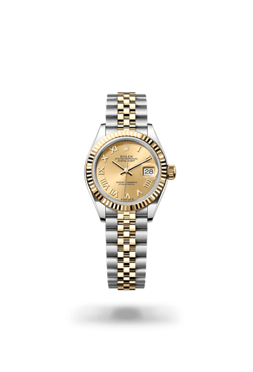 28mm ROLEX LADY-DATEJUST 279173-0009 Champagne Roman Jubilee