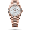 40mm 勞力士 ROLEX DAY-DATE 228235-0056 白色珍珠母